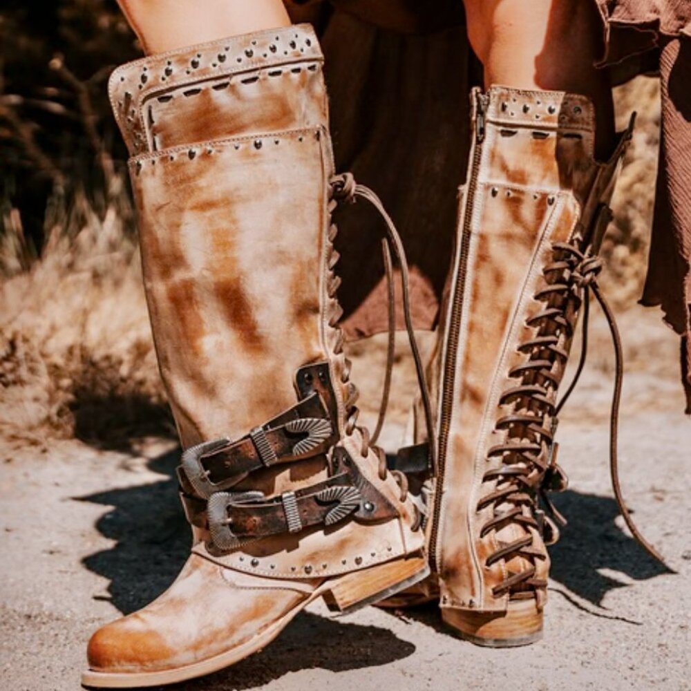 FFREEBIRD by Steven Ramona Boots – Taupe, Women’s Size 12